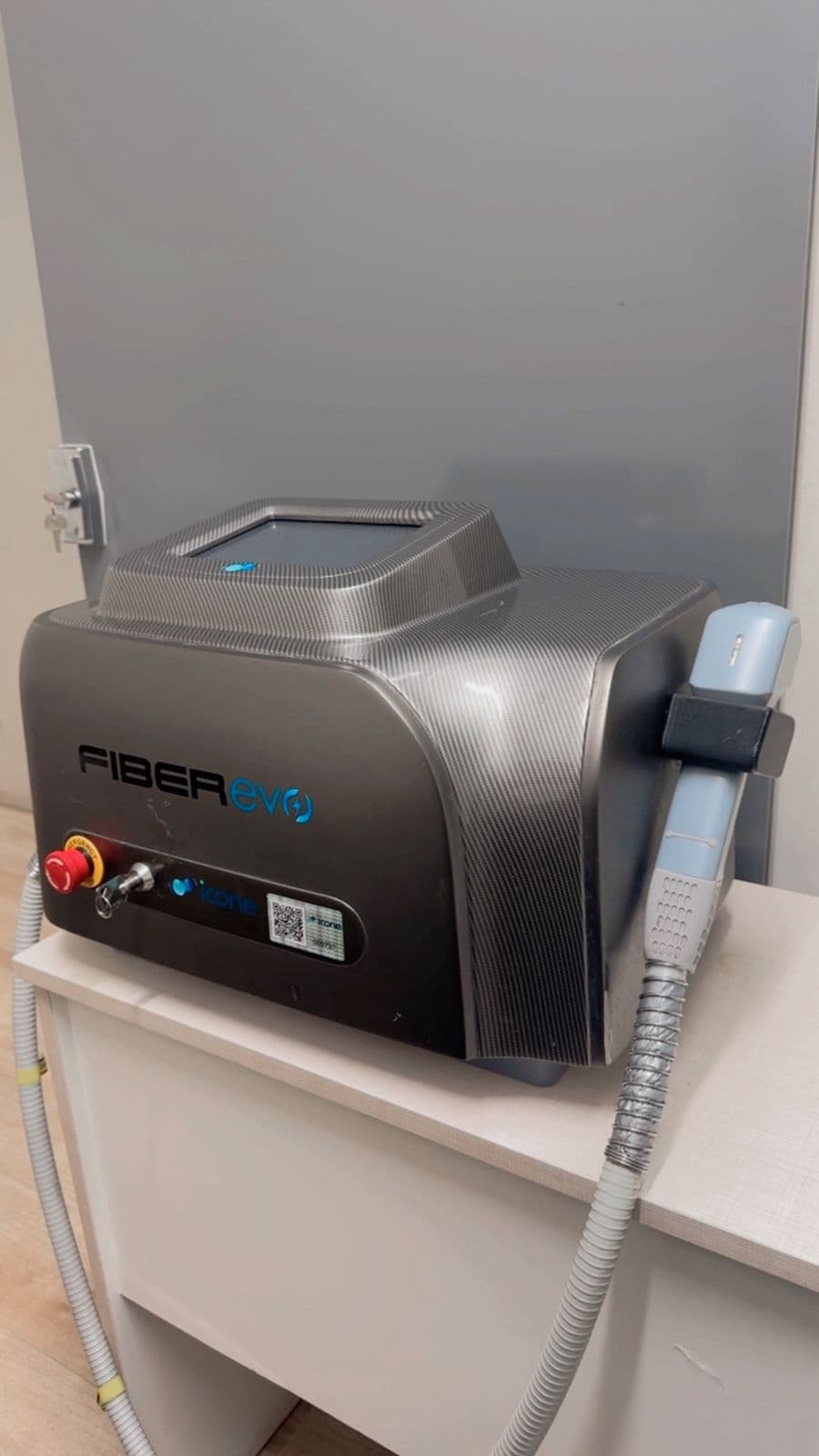 Equipamento Galaxy Evo com ponteira resfriada -15°C